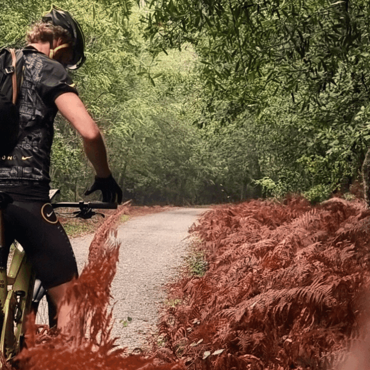Mountain biking in Viana do Castelo in autumn